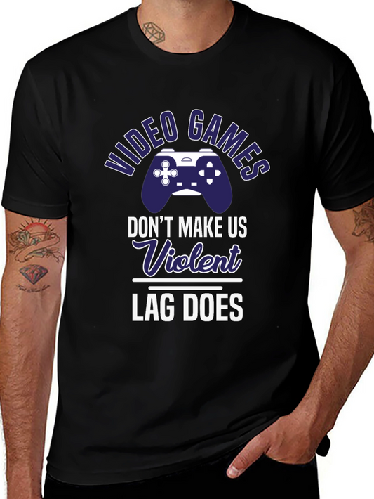 Video Games Lag Does T-Shirt - Funny Gamer Tee