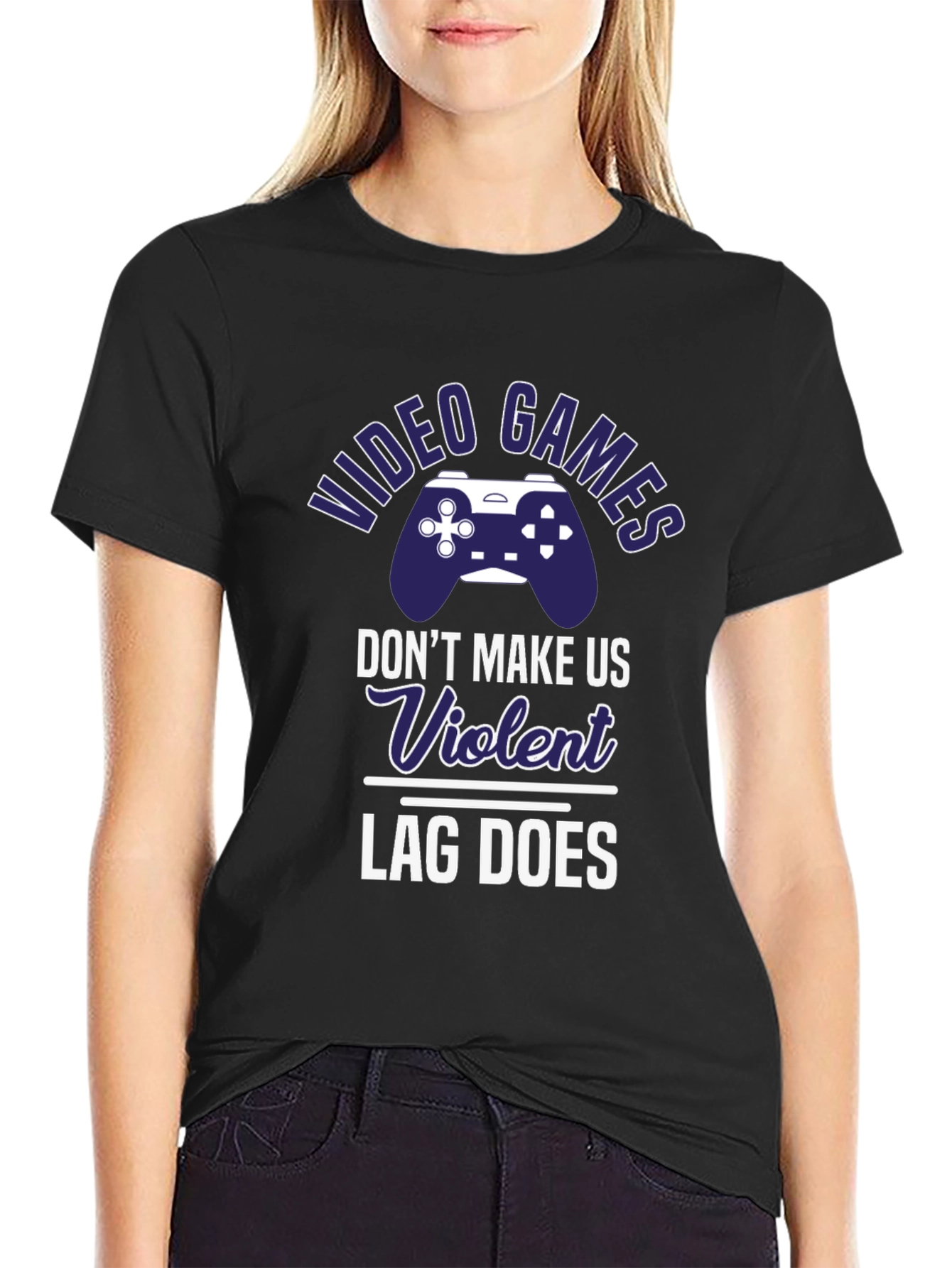 Video Games Lag Does T-Shirt - Funny Gamer Tee