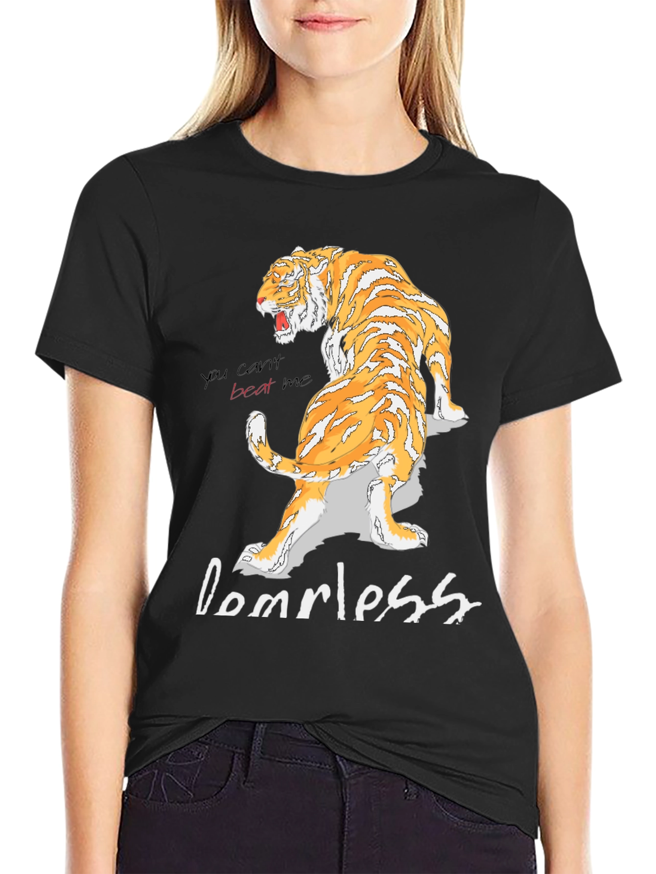 Tiger Domrless Graphic T-Shirt - Bold Streetwear Style