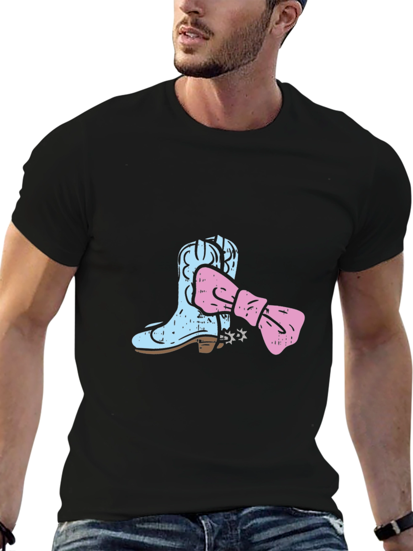 Cowboy Boot T-Shirt - Western Style Graphic Tee