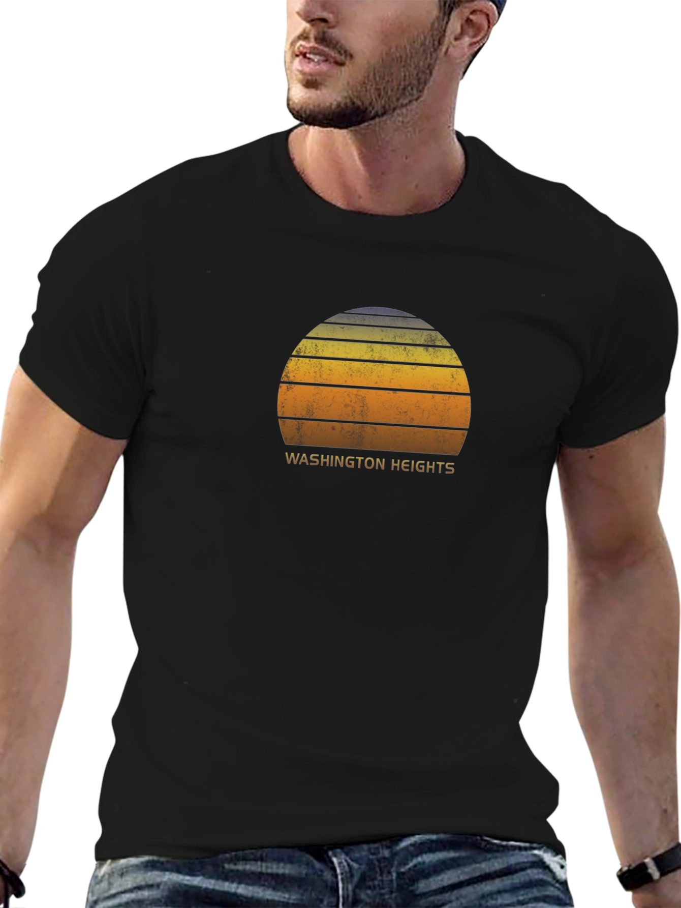 Washington Heights Retro Sunset Graphic Tee