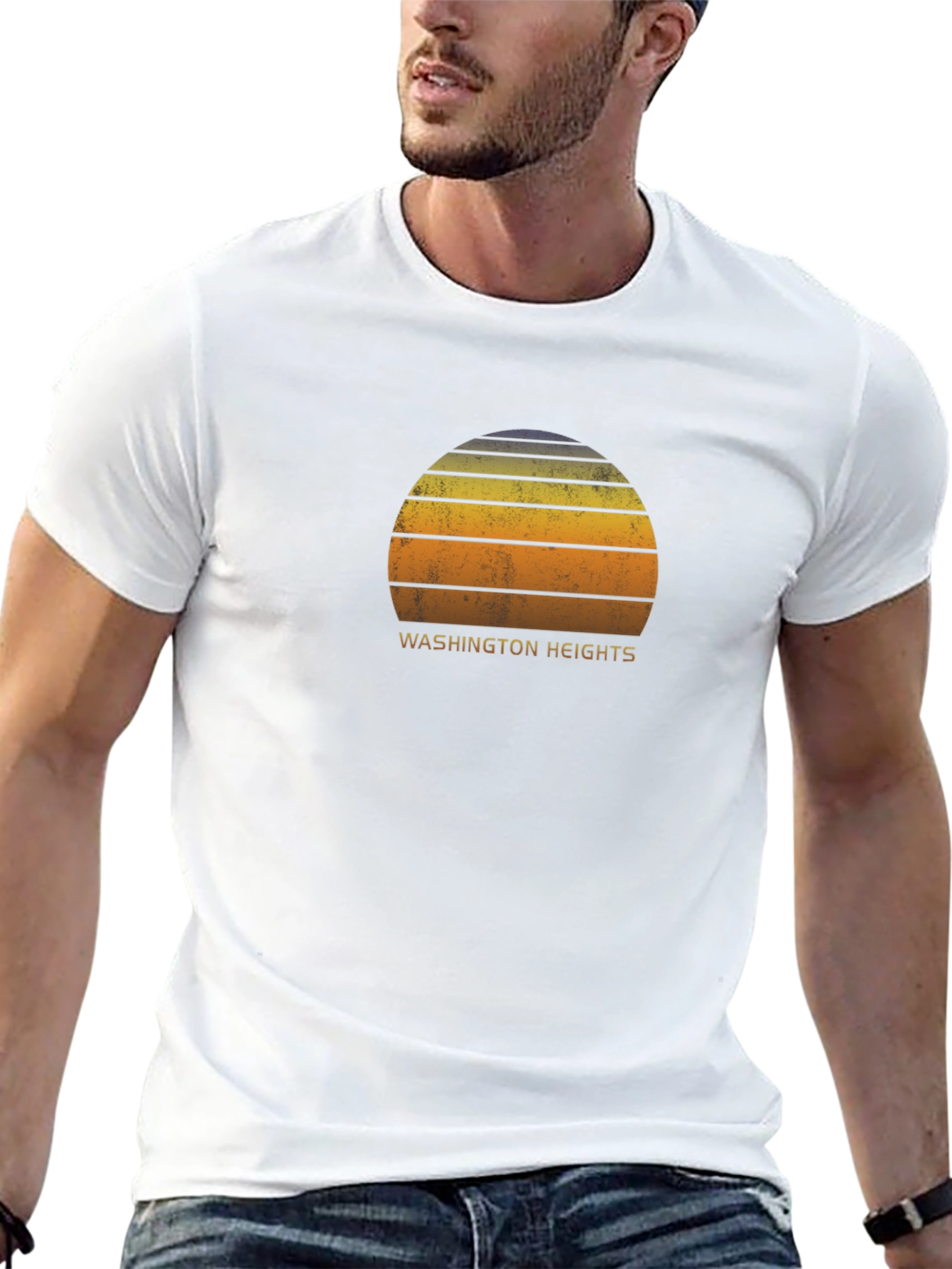 Washington Heights Retro Sunset Graphic Tee