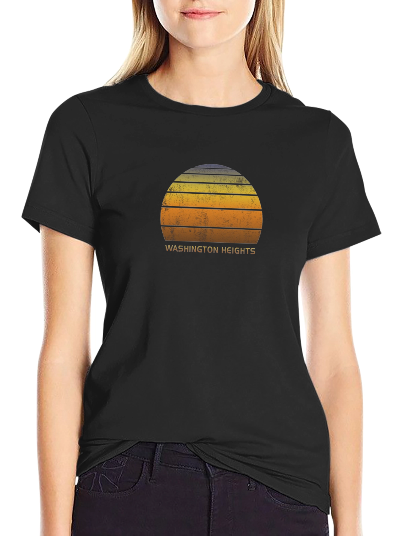 Washington Heights Retro Sunset Graphic Tee