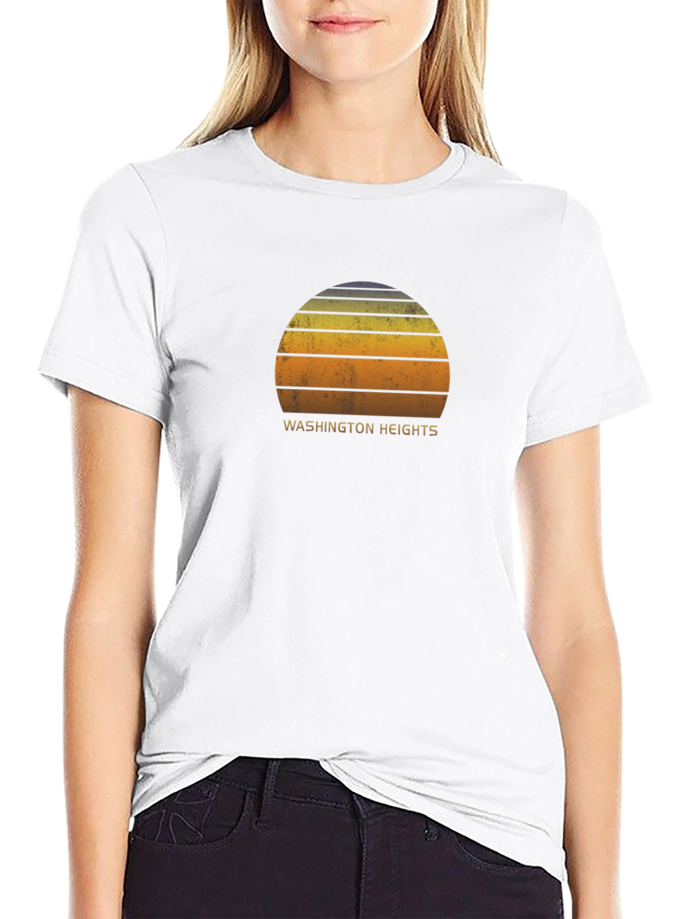 Washington Heights Retro Sunset Graphic Tee