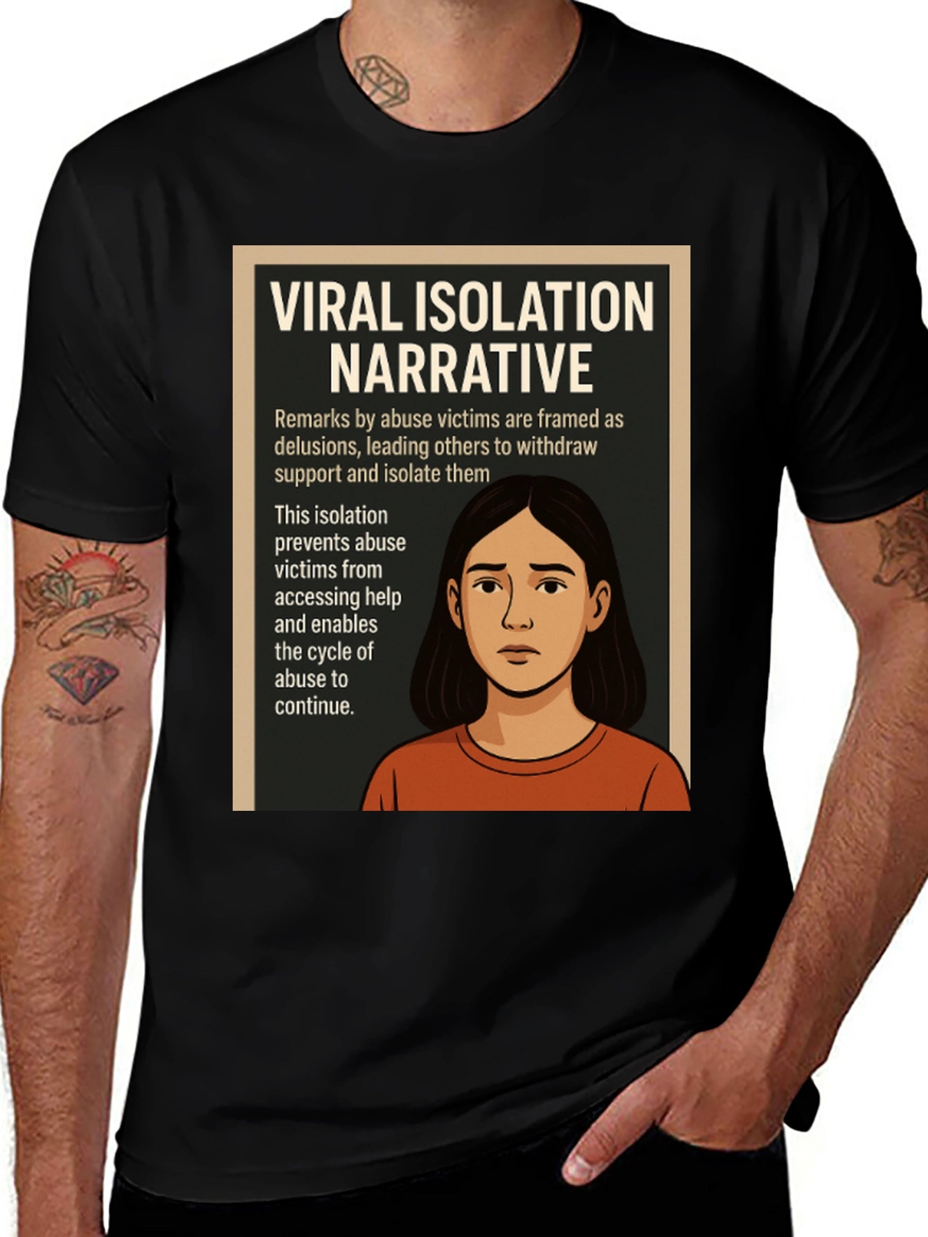 Viral Isolation Narrative T-Shirt