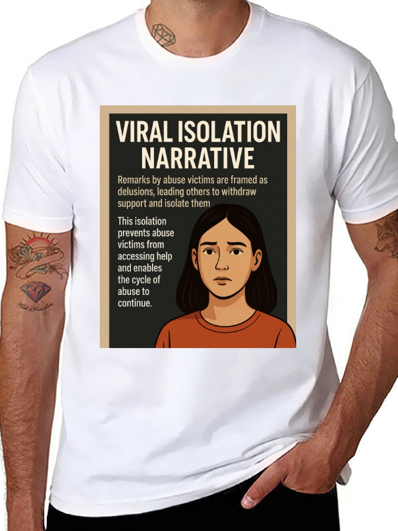 Viral Isolation Narrative T-Shirt