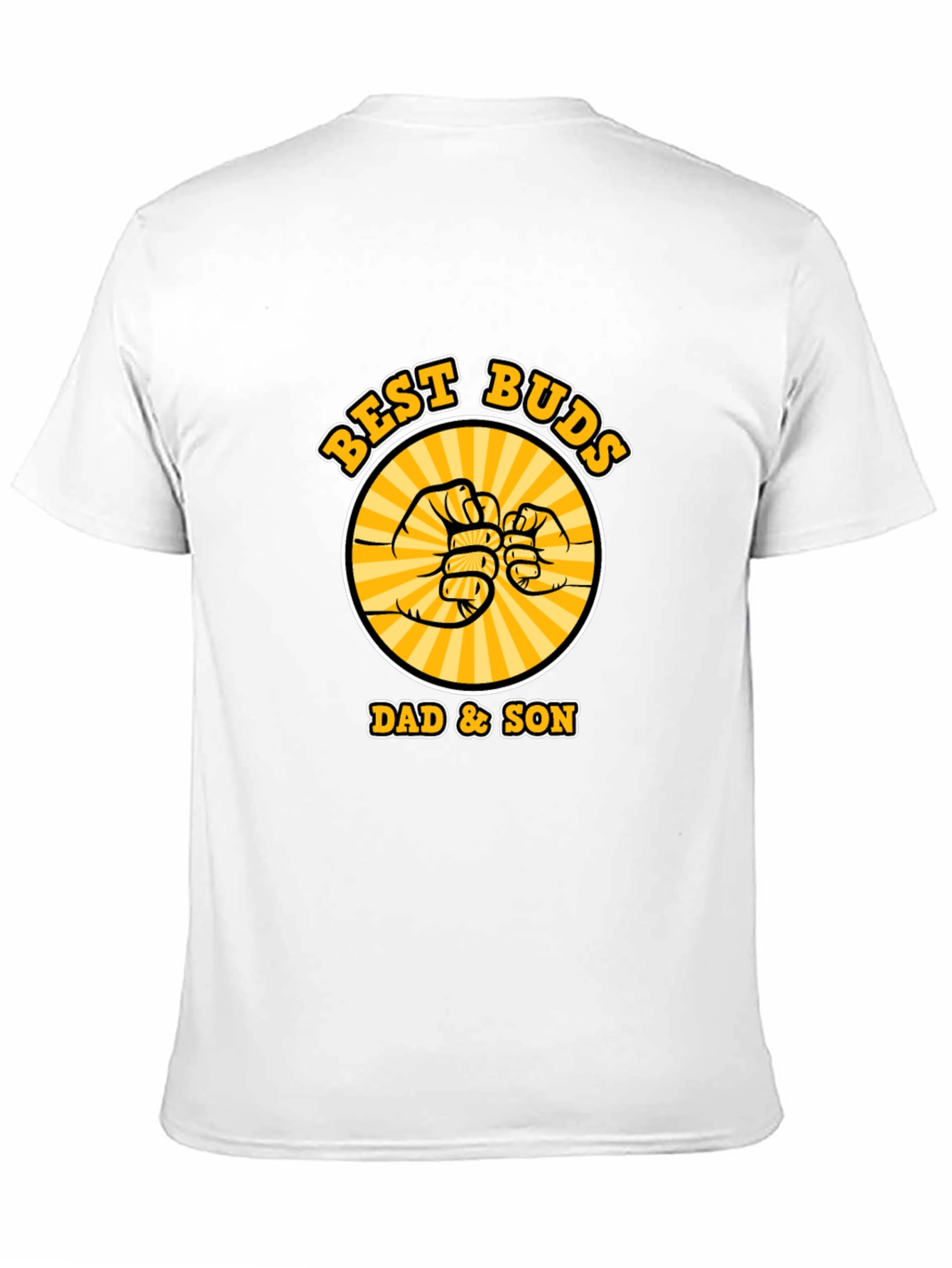 Best Buds Dad & Son Matching Graphic T-Shirt