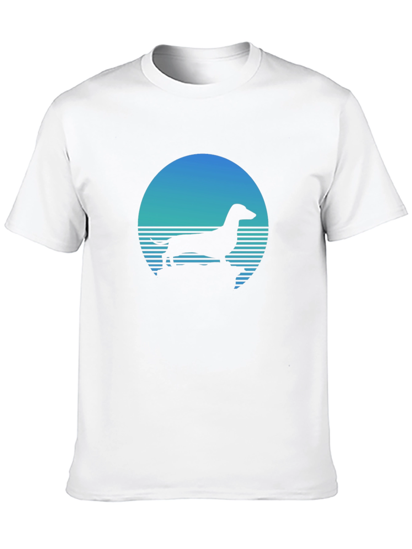 Retro Dachshund Silhouette T-Shirt