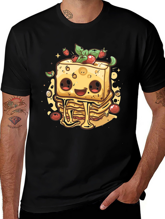 Cartoon Lasagna Graphic Tee