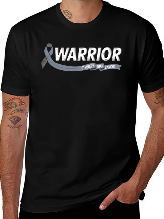 Warrior Stronger Than Cancer Awareness T-Shirt