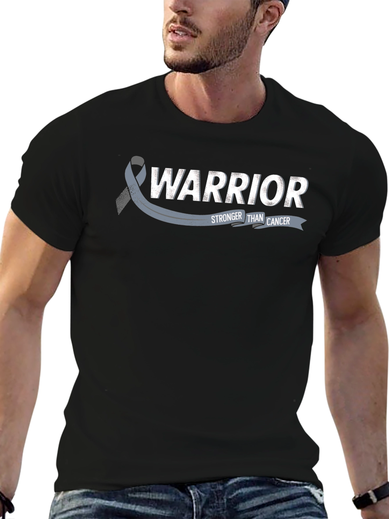 Warrior Stronger Than Cancer Awareness T-Shirt