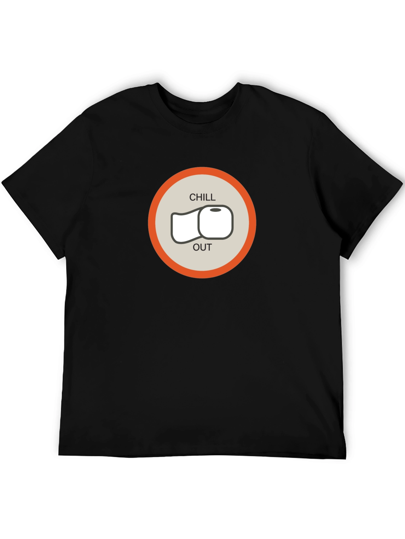 Chill Out Toilet Paper Graphic Tee