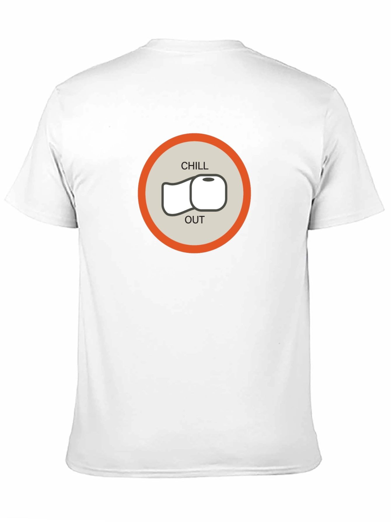 Chill Out Toilet Paper Graphic Tee