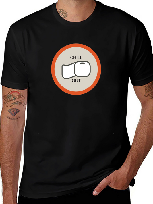 Chill Out Toilet Paper Graphic Tee