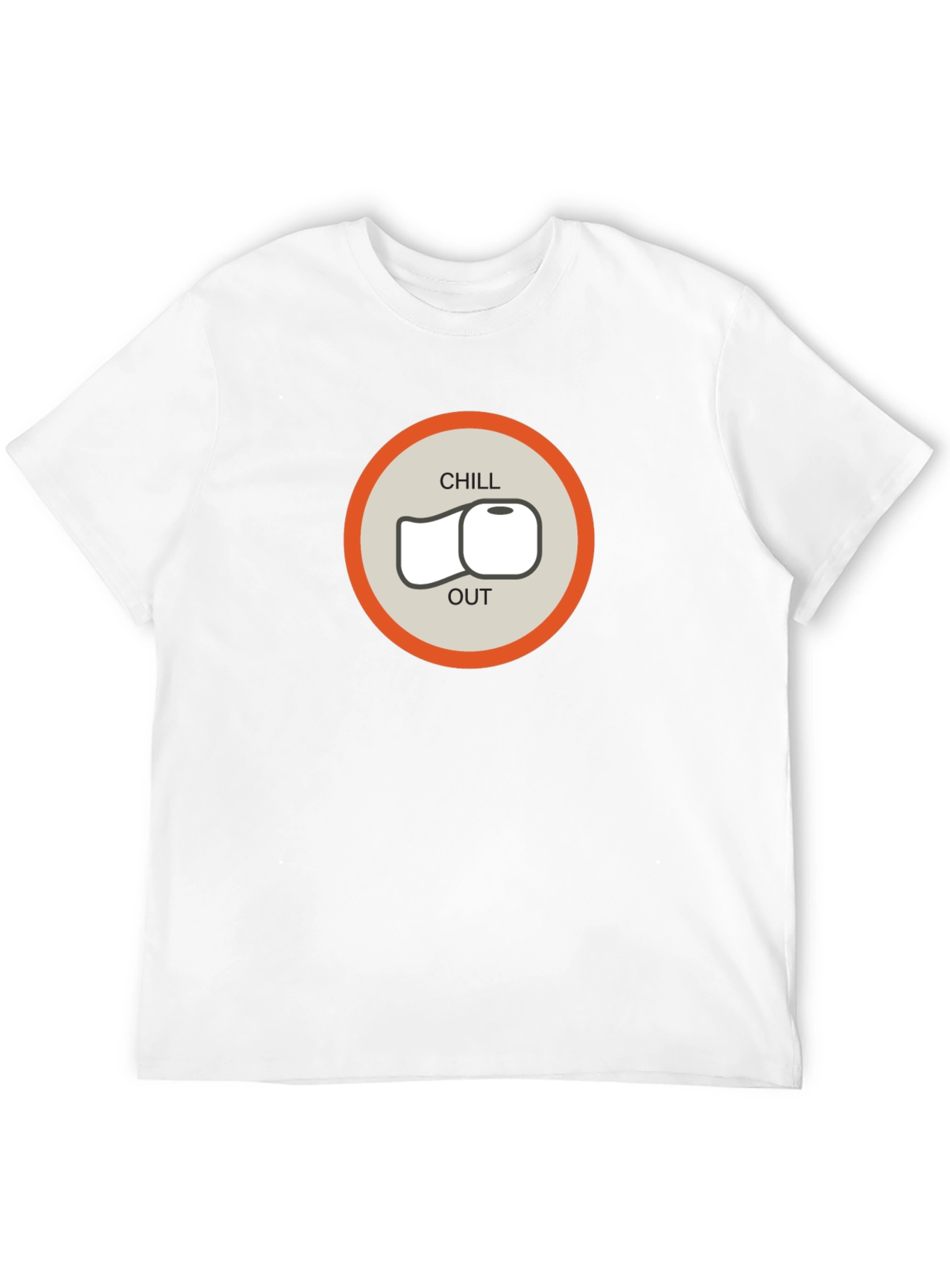 Chill Out Toilet Paper Graphic Tee