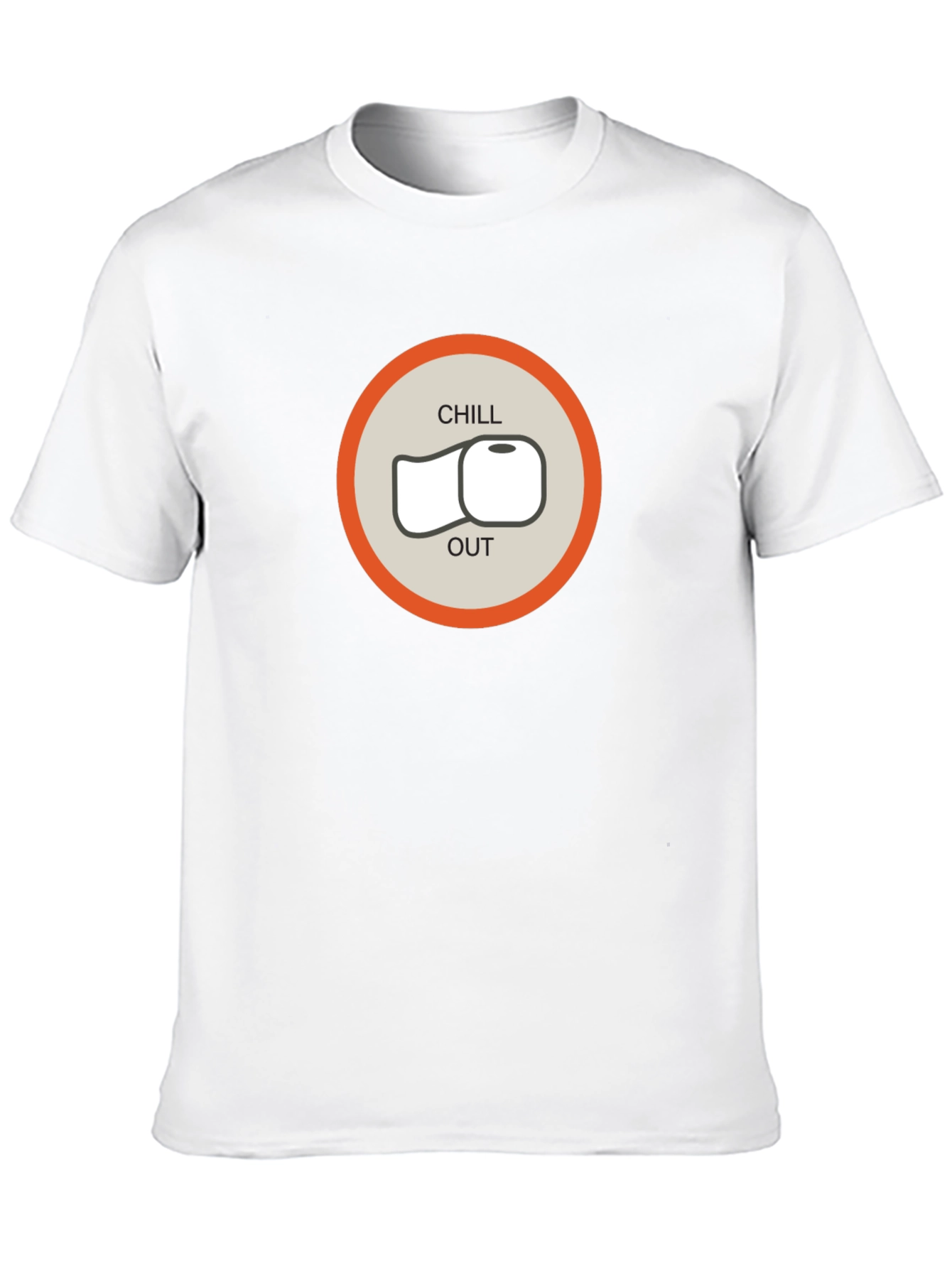 Chill Out Toilet Paper Graphic Tee