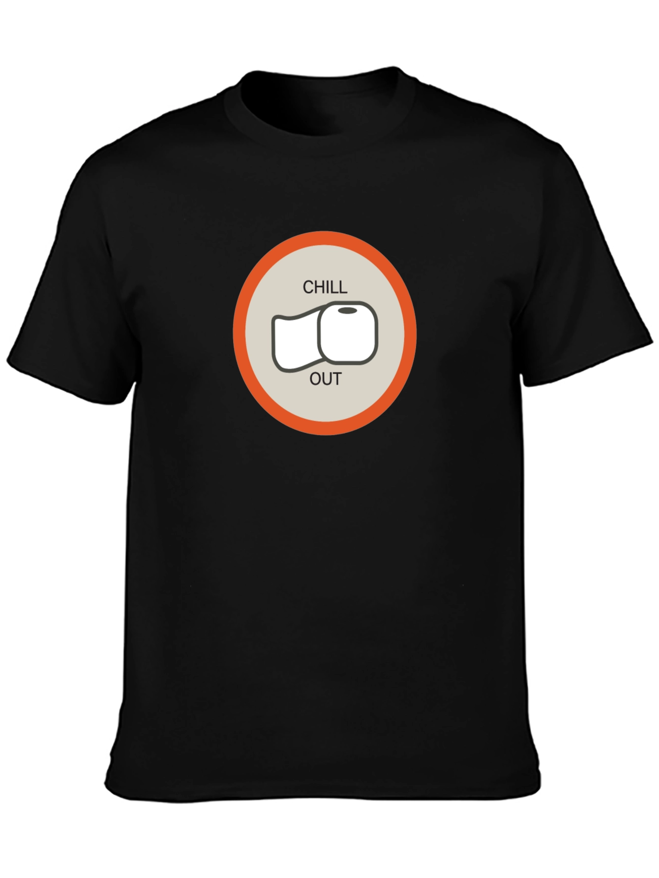 Chill Out Toilet Paper Graphic Tee