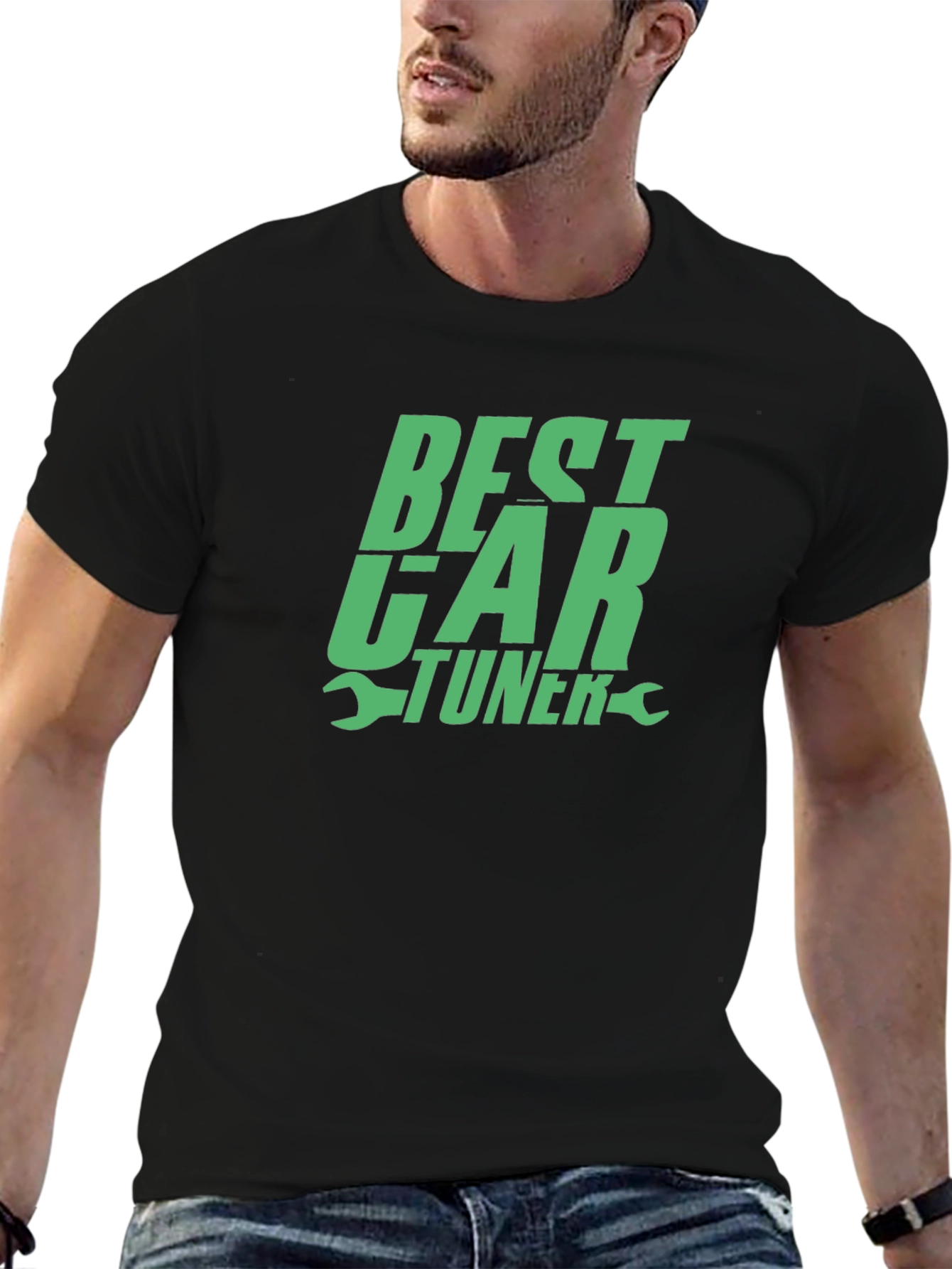 Best Car Tuner T-Shirt - Black Graphic Tee