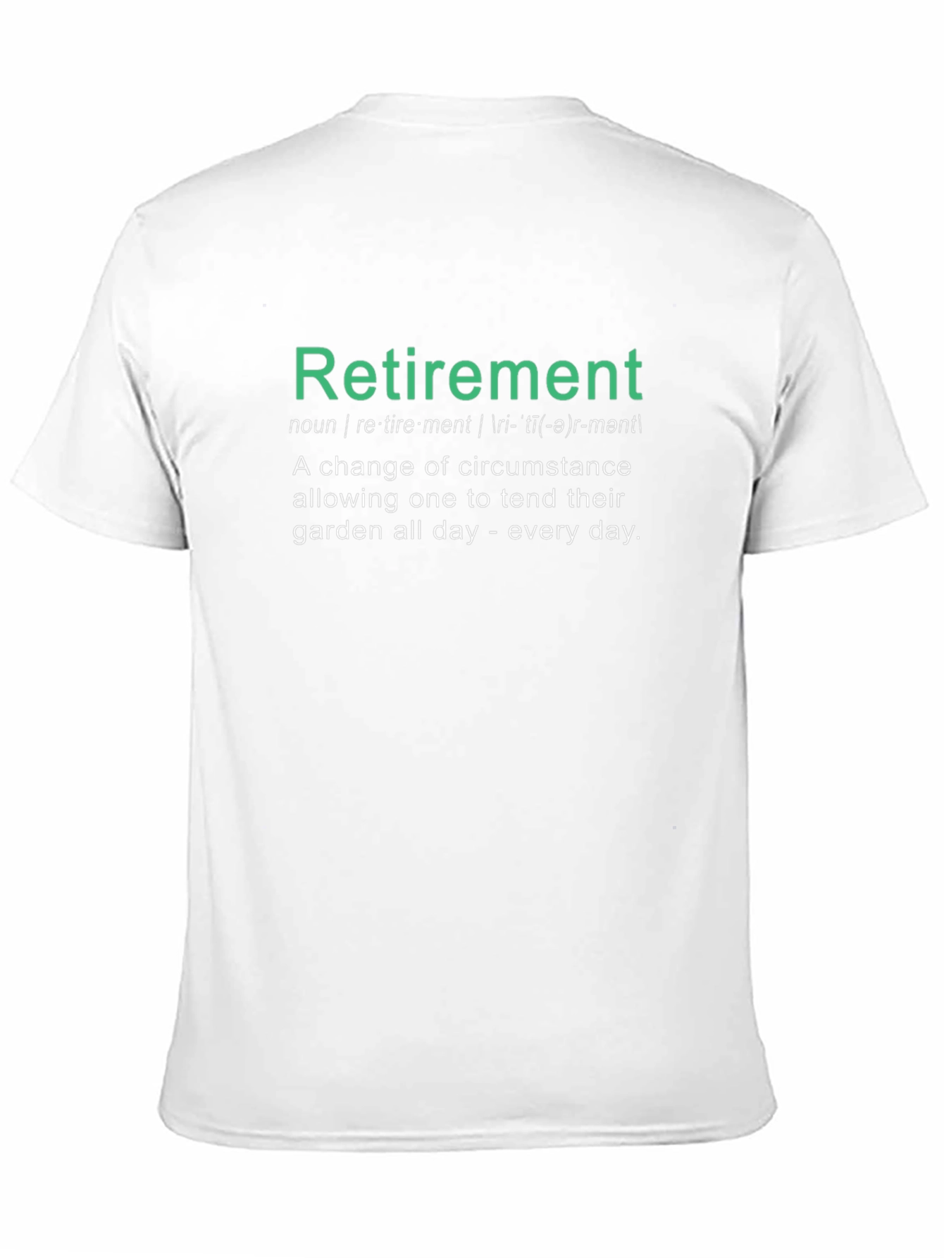 Retirement Definition Graphic T-Shirt