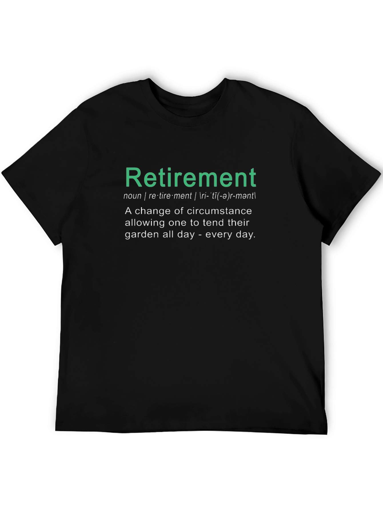 Retirement Definition Graphic T-Shirt