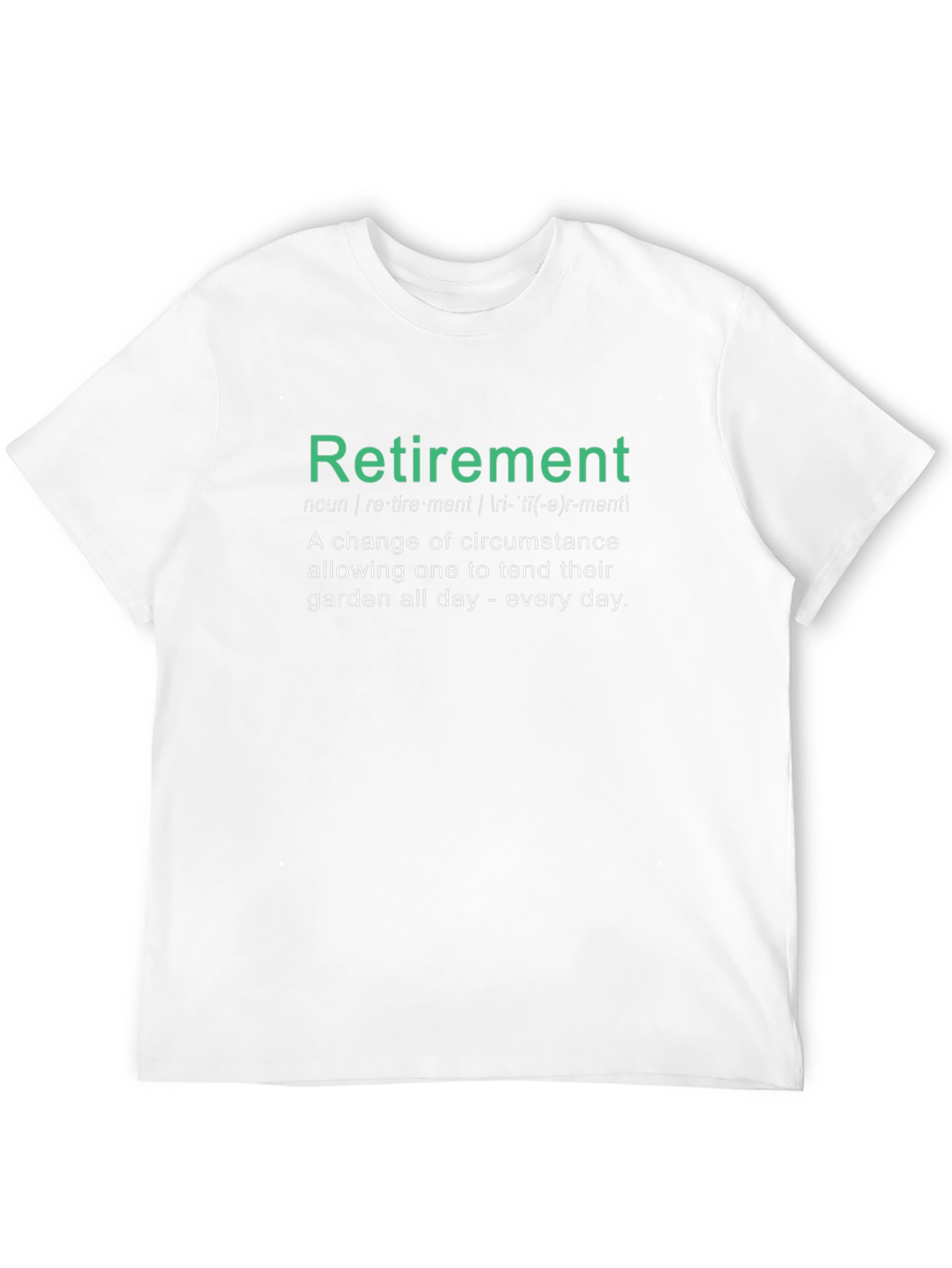 Retirement Definition Graphic T-Shirt