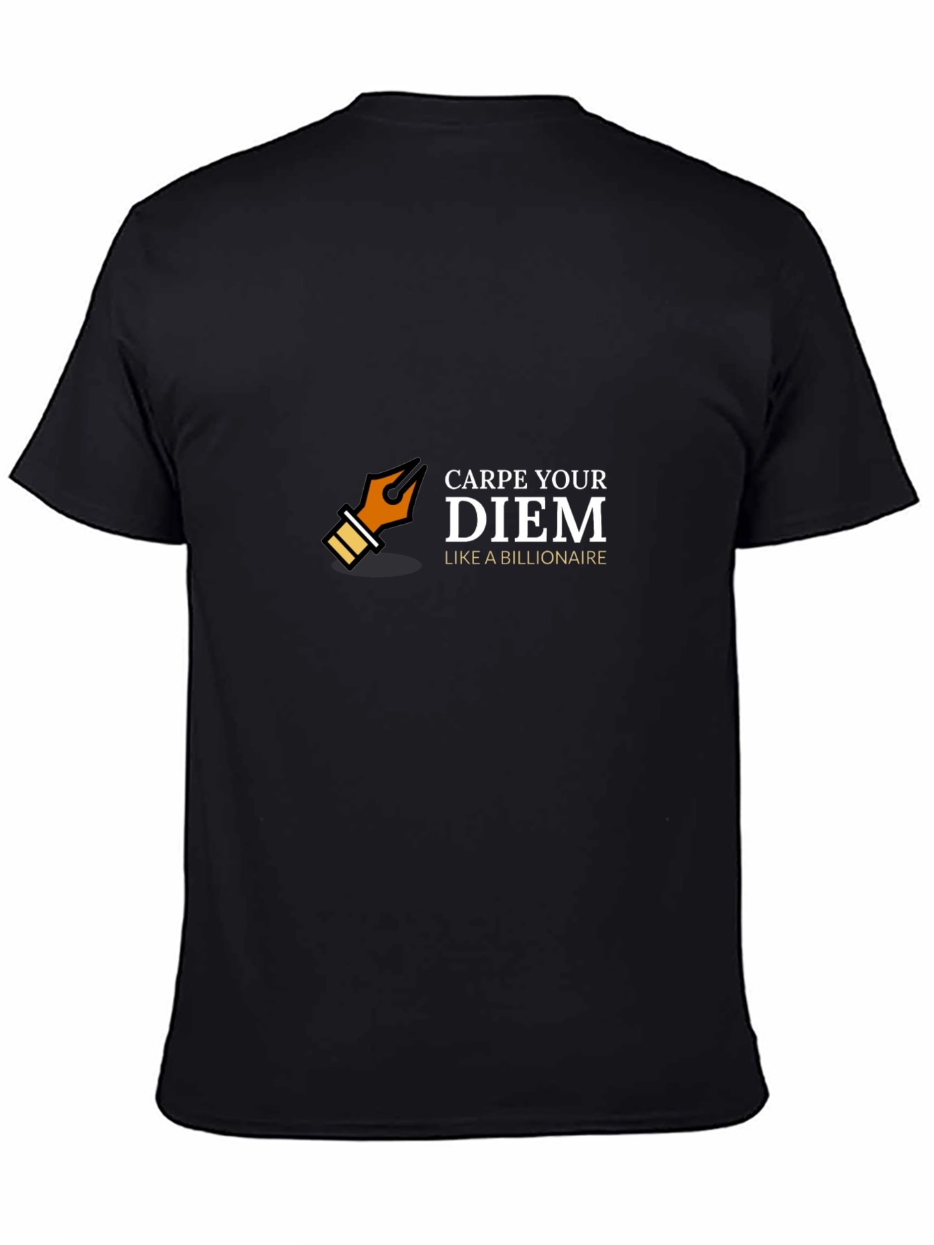 Carpe Your Diem Like A Billionaire Black Tee