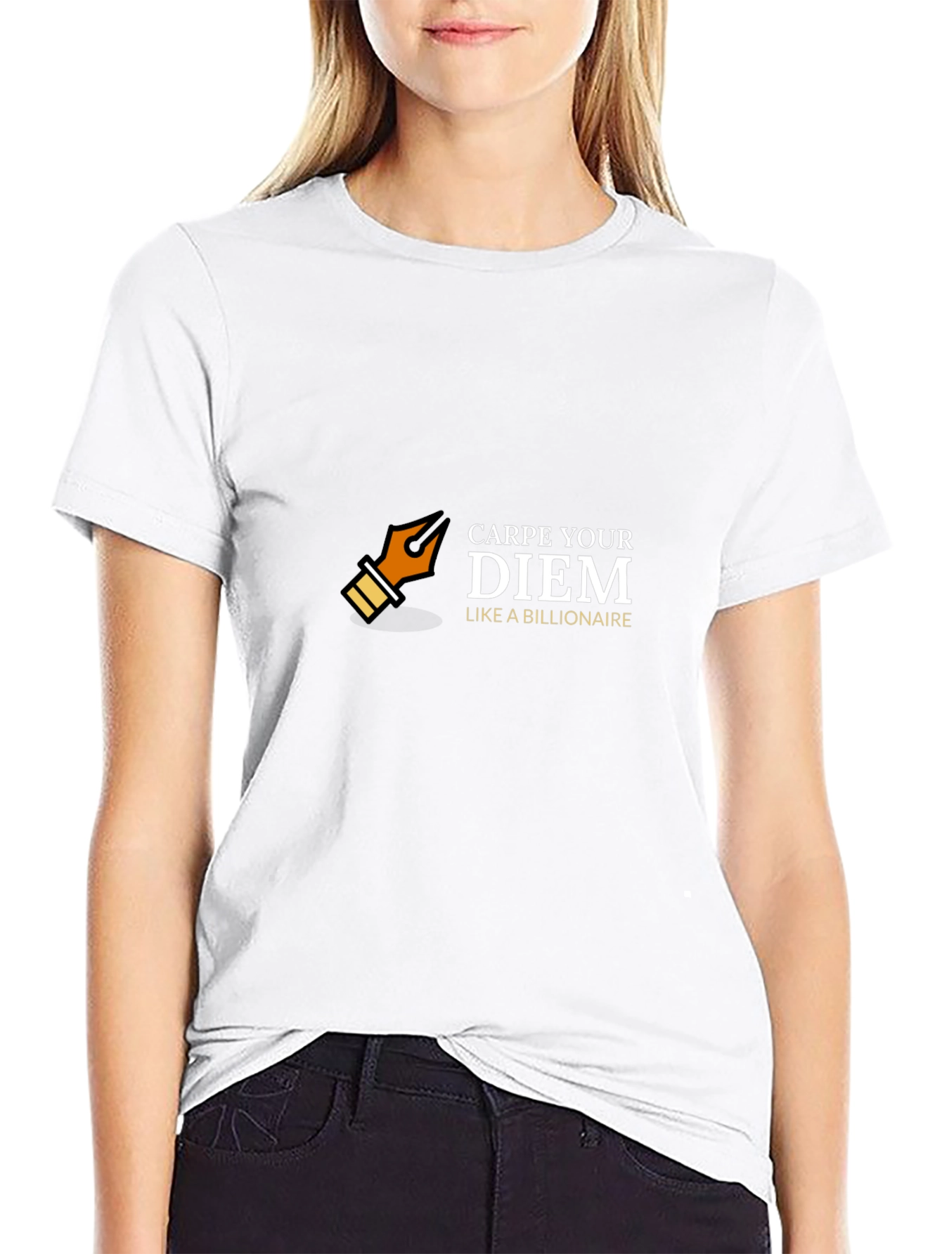 Carpe Your Diem Like A Billionaire Black Tee