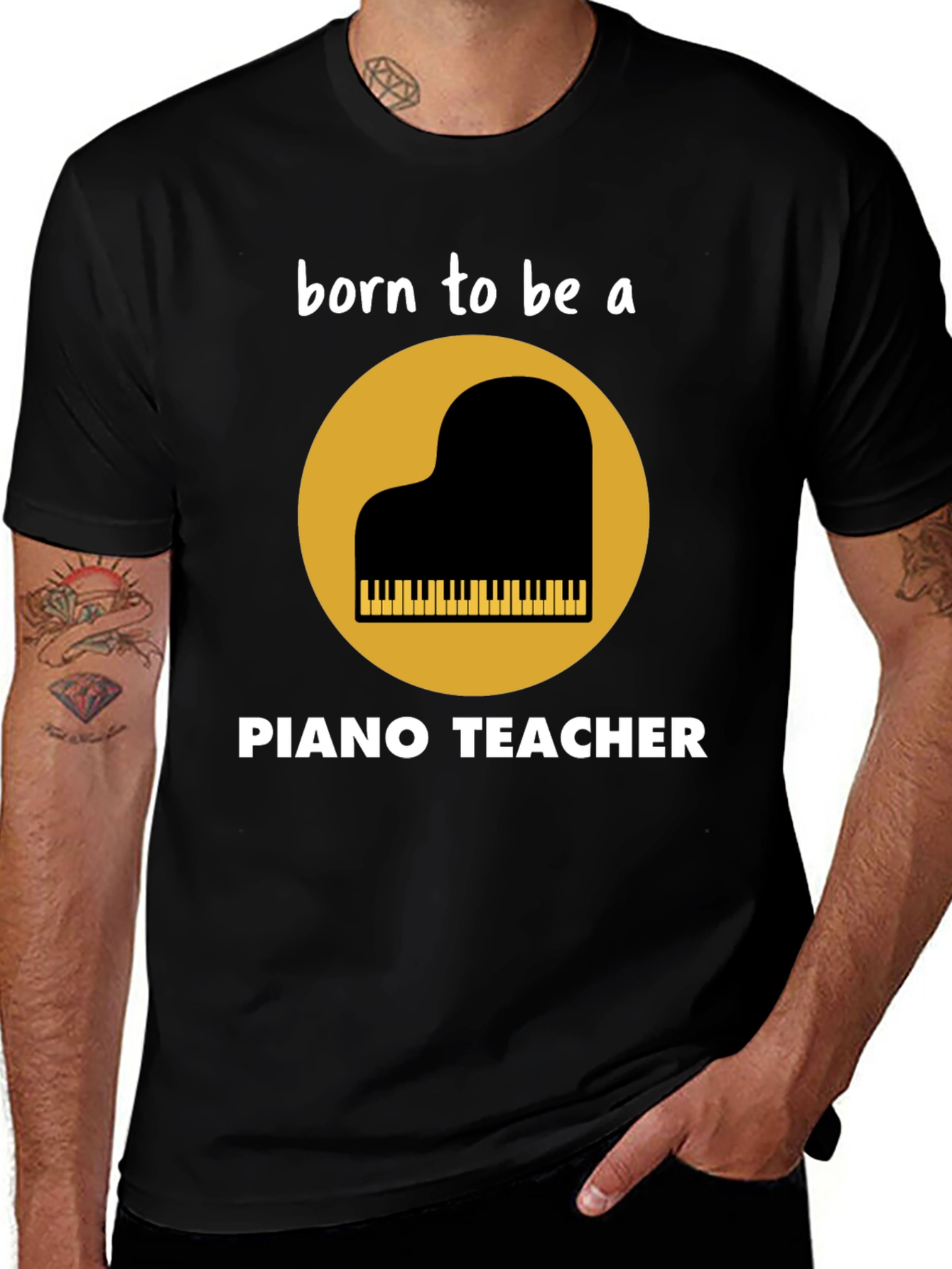 Born to be a Piano Teacher T-Shirt