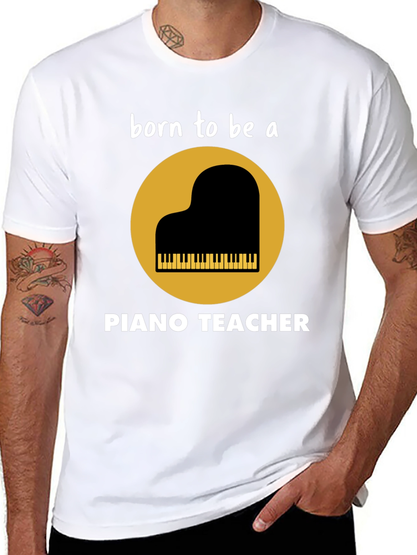 Born to be a Piano Teacher T-Shirt