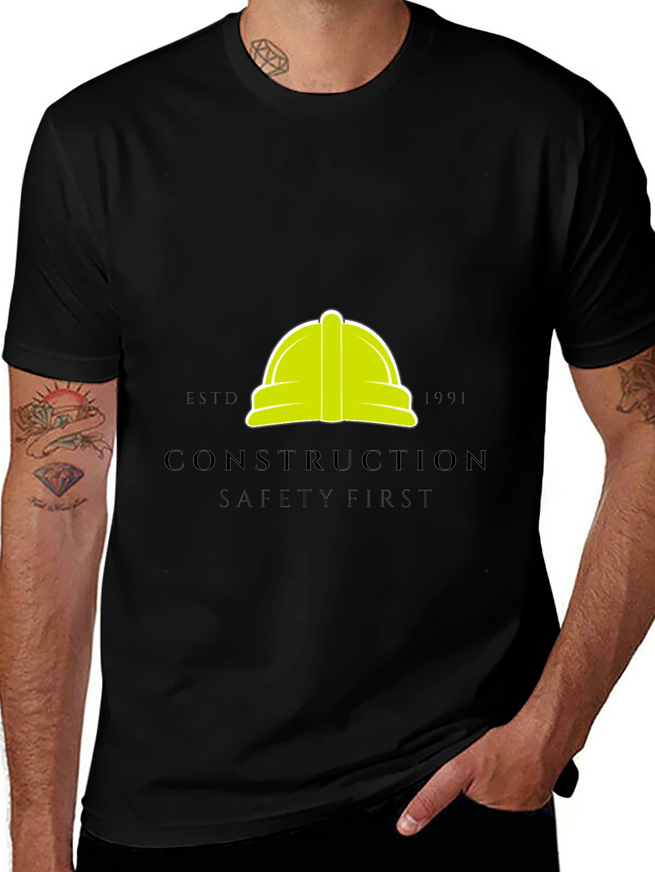 Construction Safety First T-Shirt