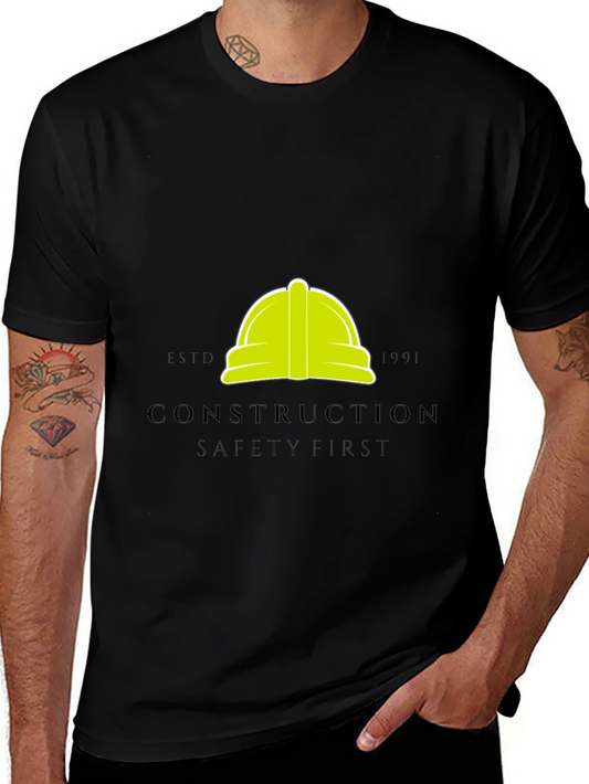 Construction Safety First T-Shirt