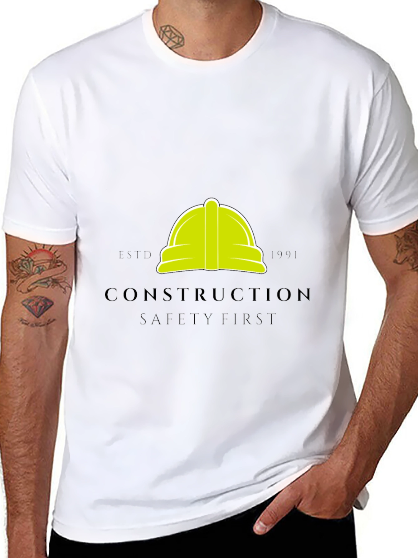 Construction Safety First T-Shirt