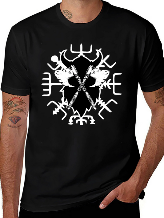 Viking Axe T-Shirt - Black
