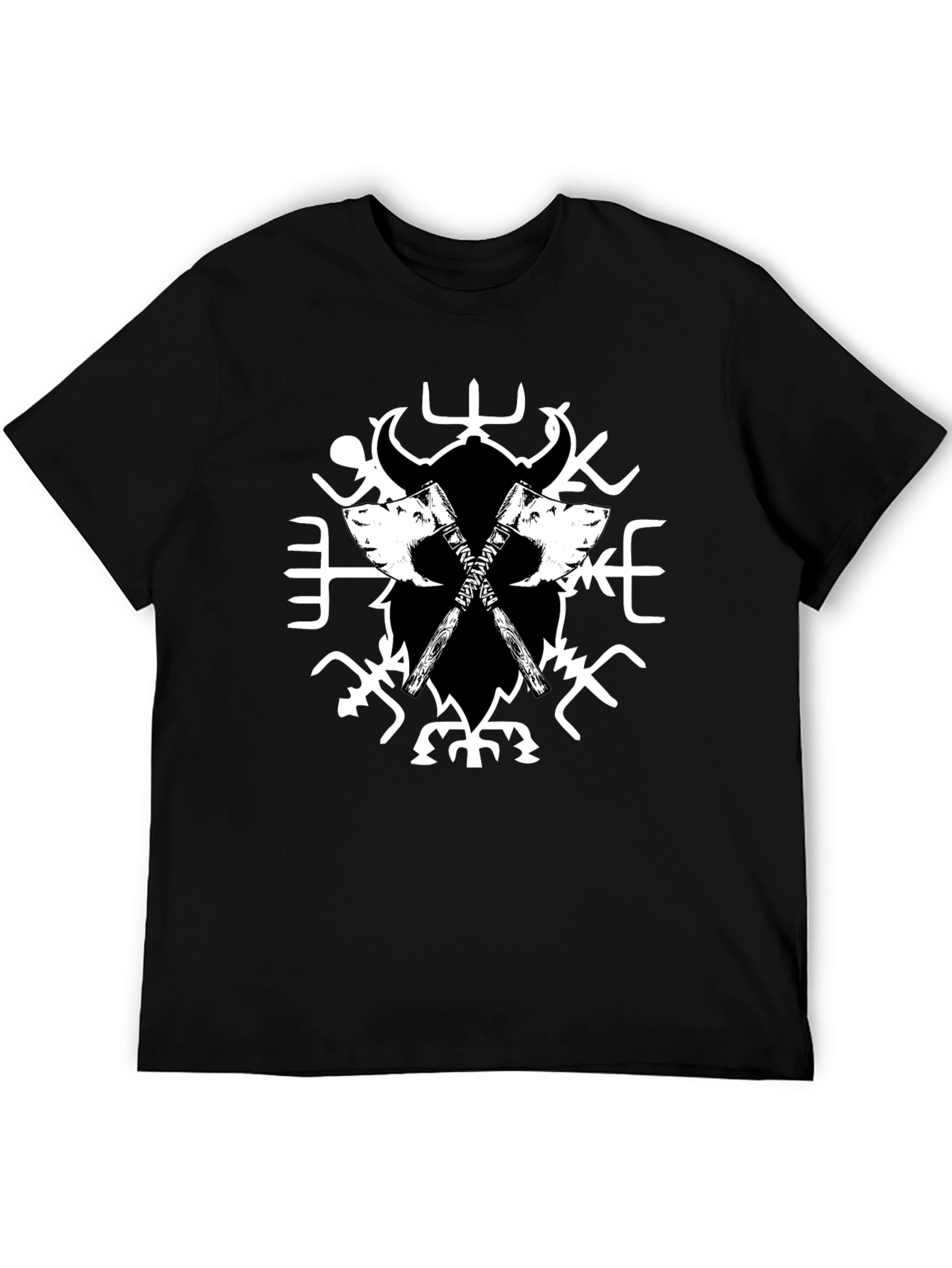 Viking Axe T-Shirt - Black
