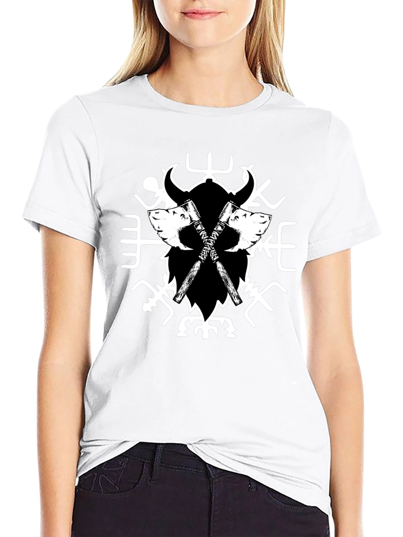 Viking Axe T-Shirt - Black