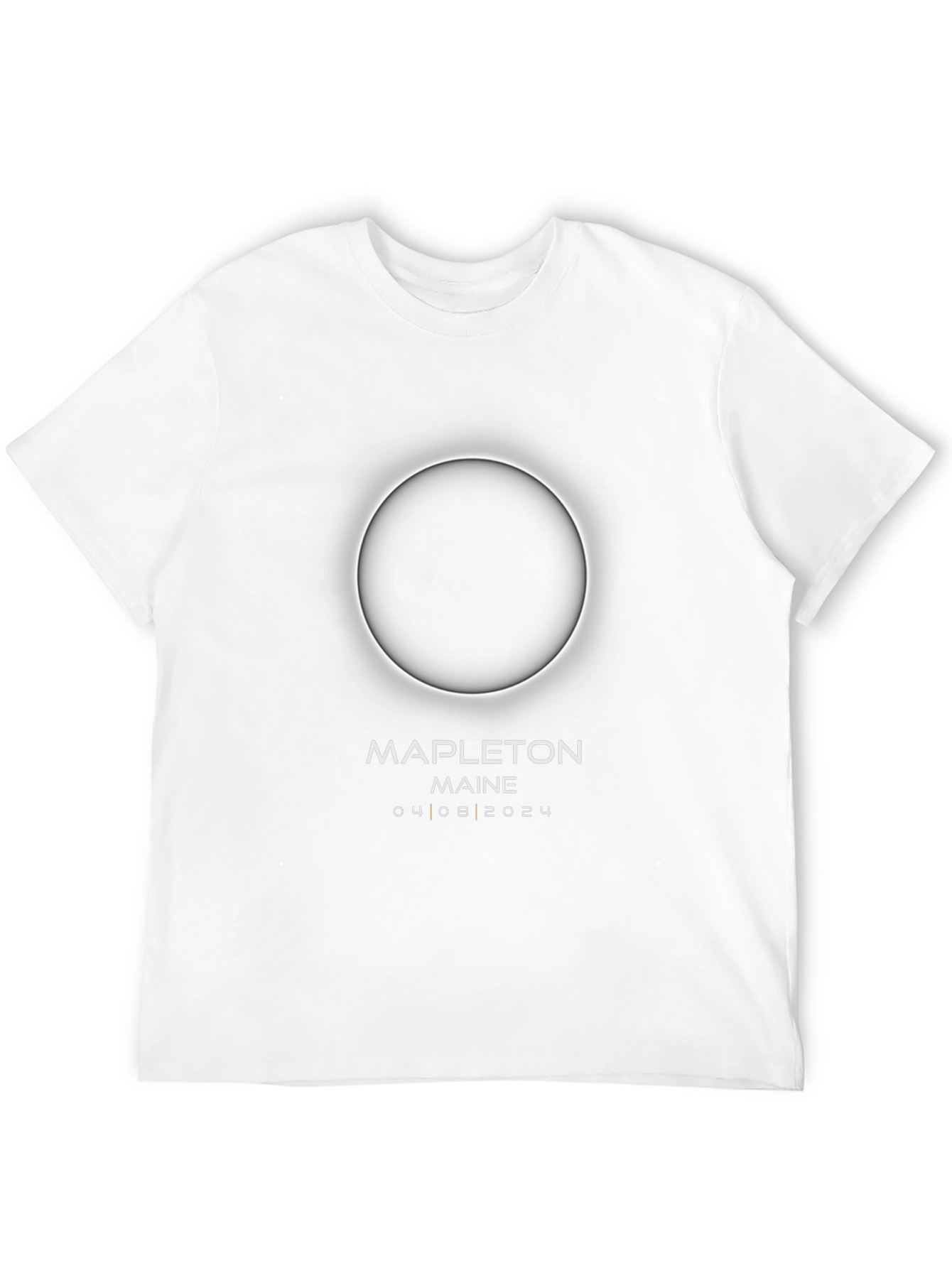 Total Solar Eclipse 2024 T-Shirt Mapleton Maine