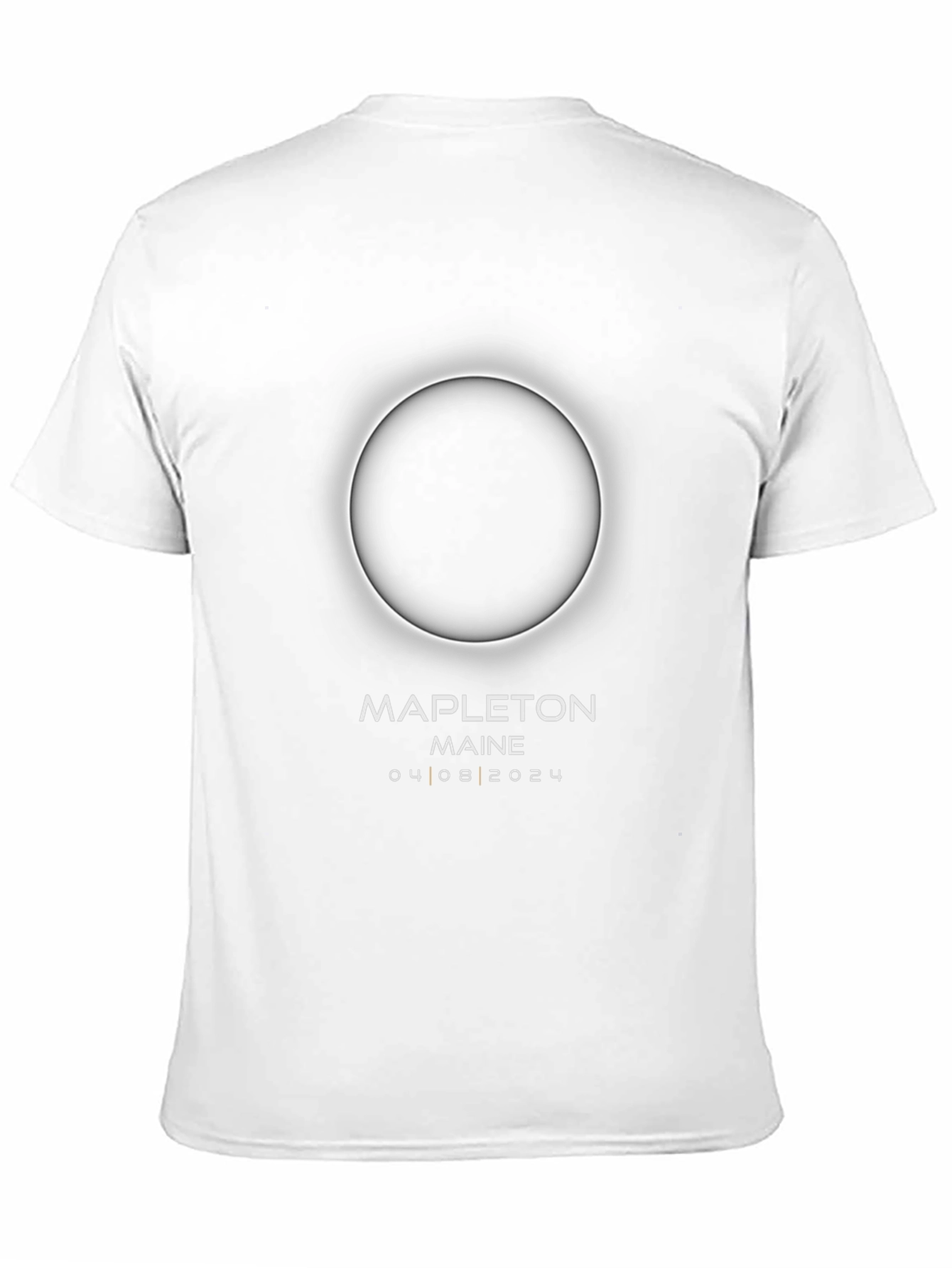 Total Solar Eclipse 2024 T-Shirt Mapleton Maine