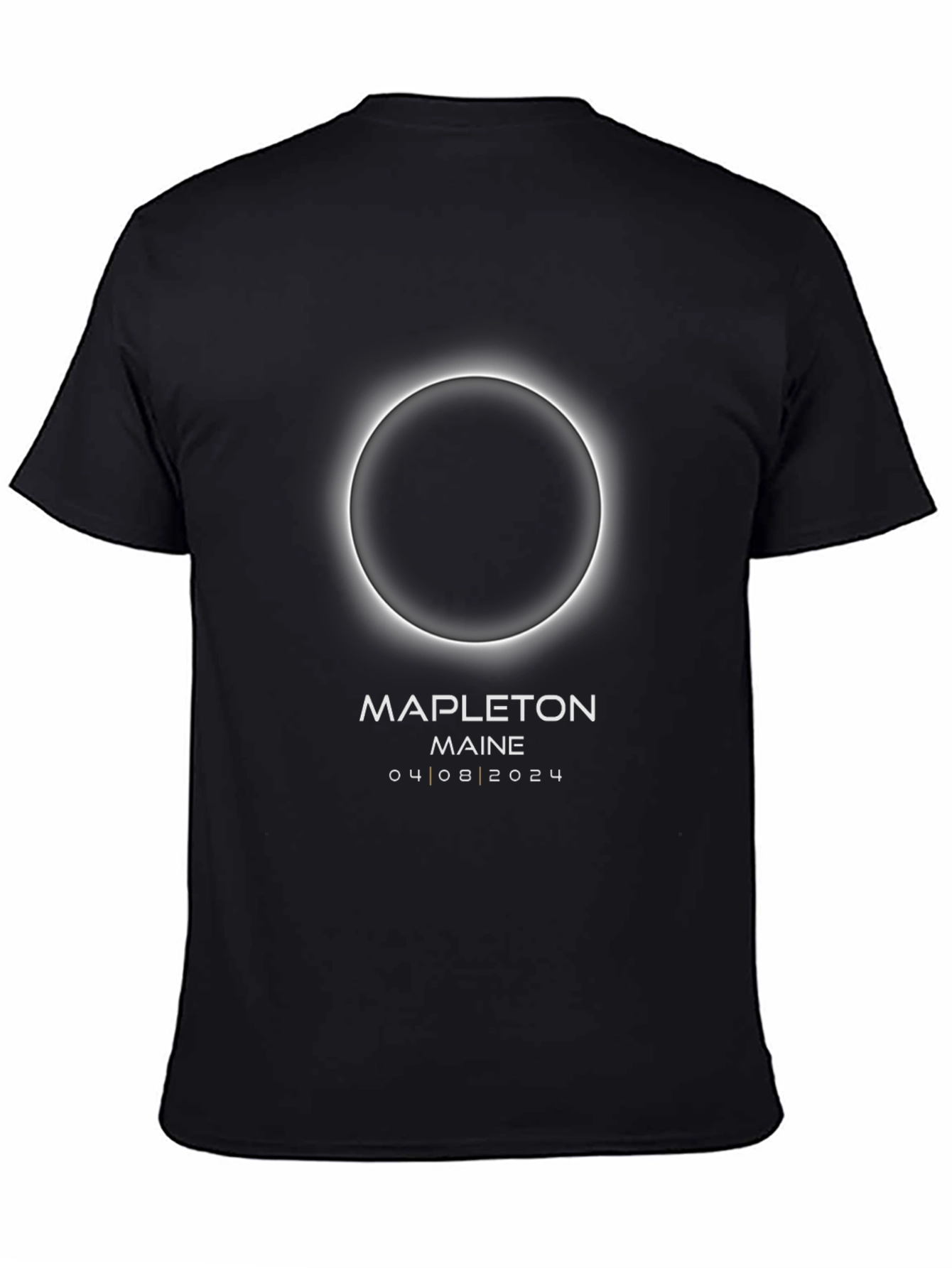Total Solar Eclipse 2024 T-Shirt Mapleton Maine
