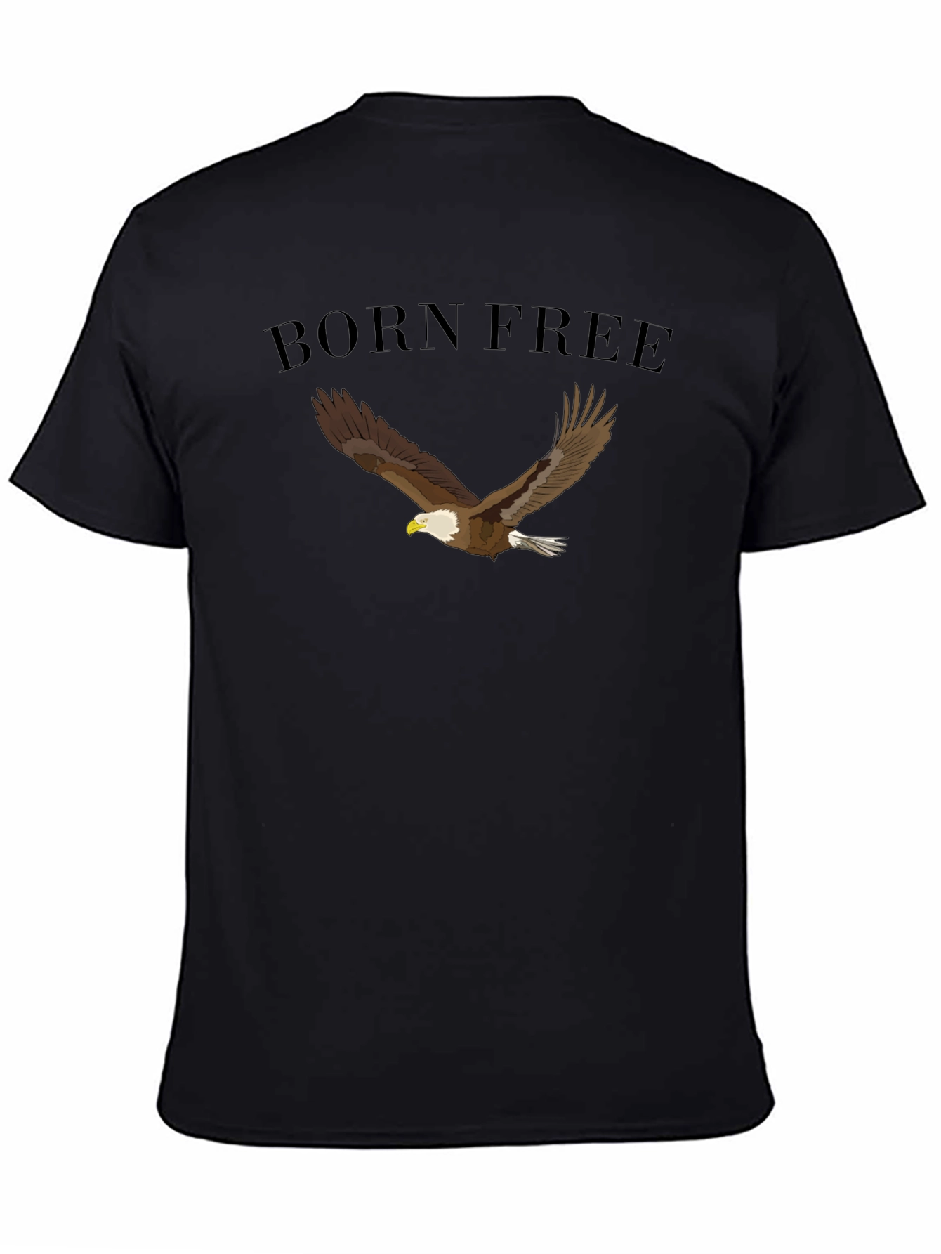 Born Free Eagle Graphic T-Shirt