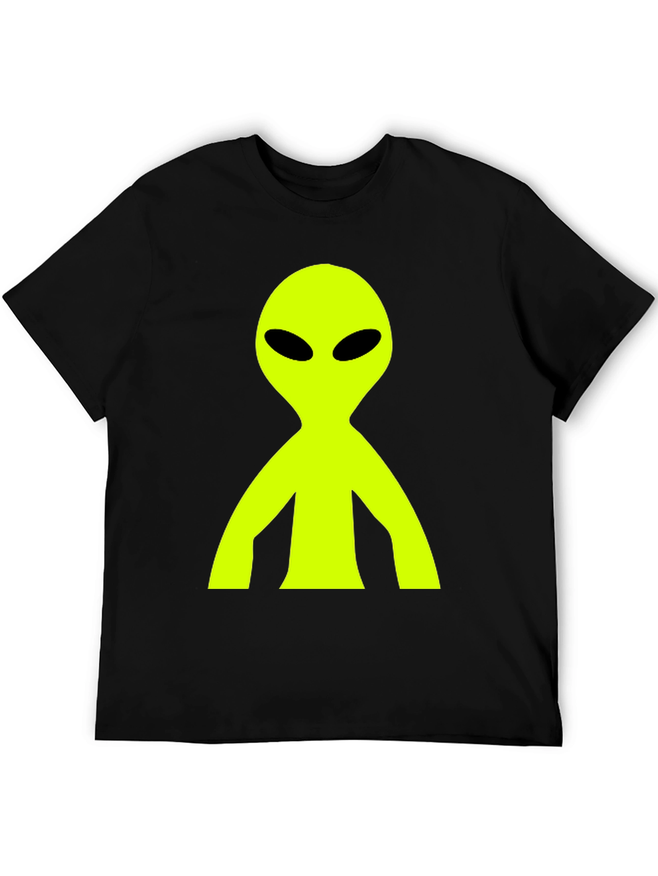 Alien Graphic T-Shirt - Black Cotton Tee