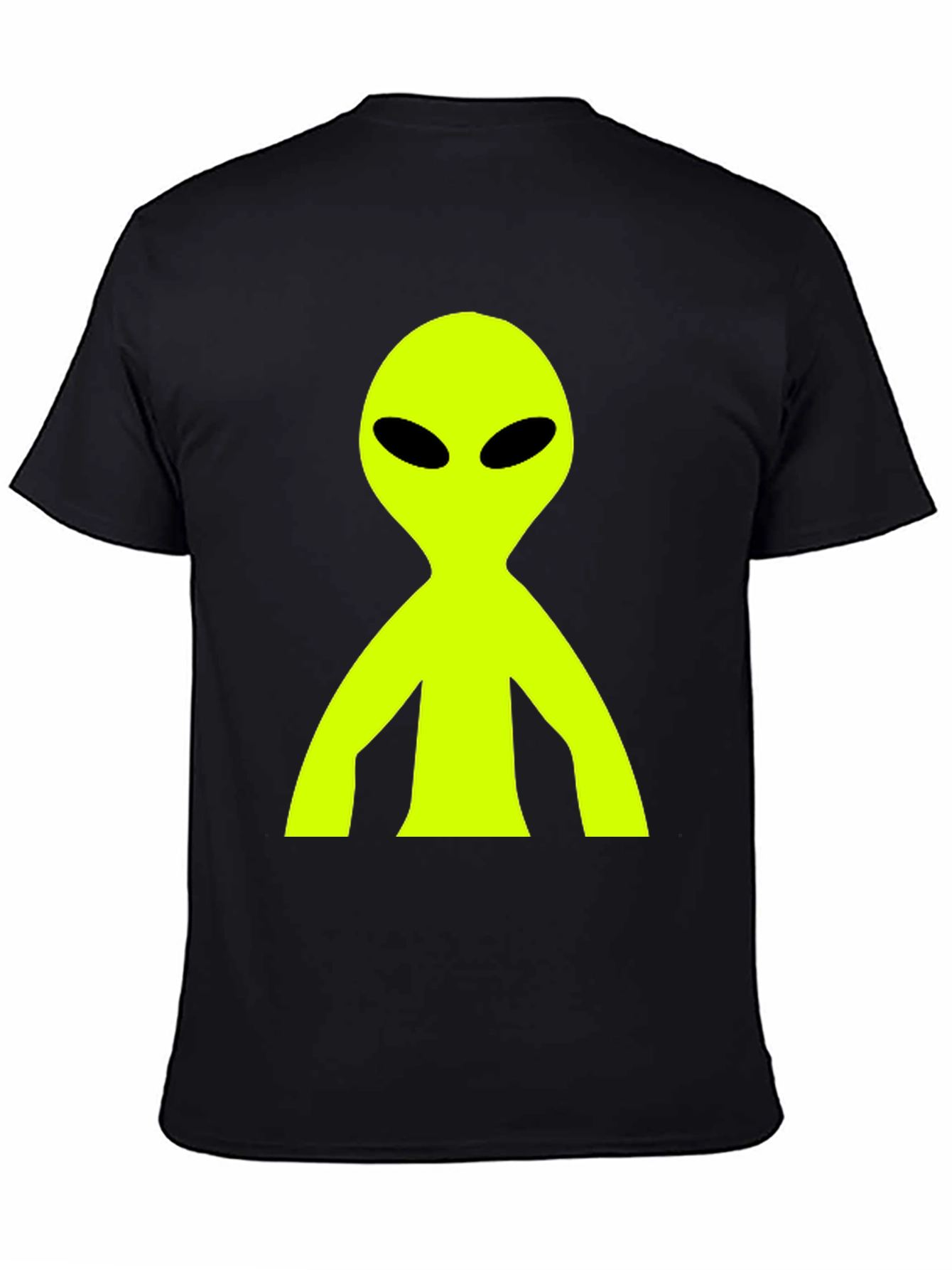 Alien Graphic T-Shirt - Black Cotton Tee