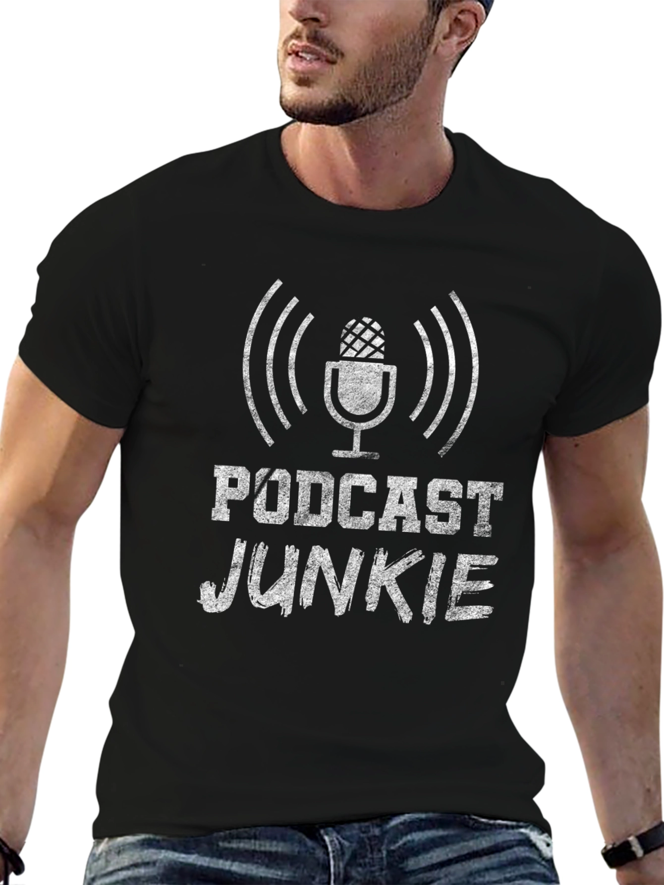 Podcast Junkie Graphic T-Shirt - Unisex