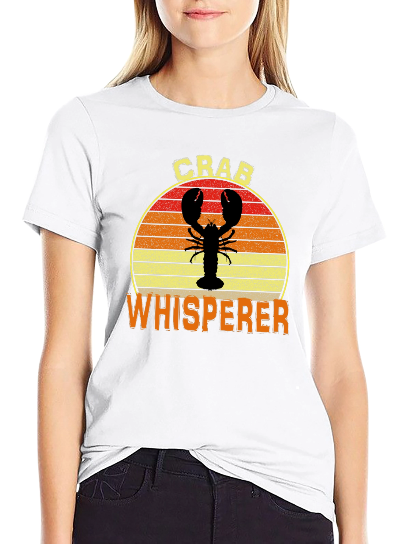 Crab Whisperer Graphic T-Shirt Black