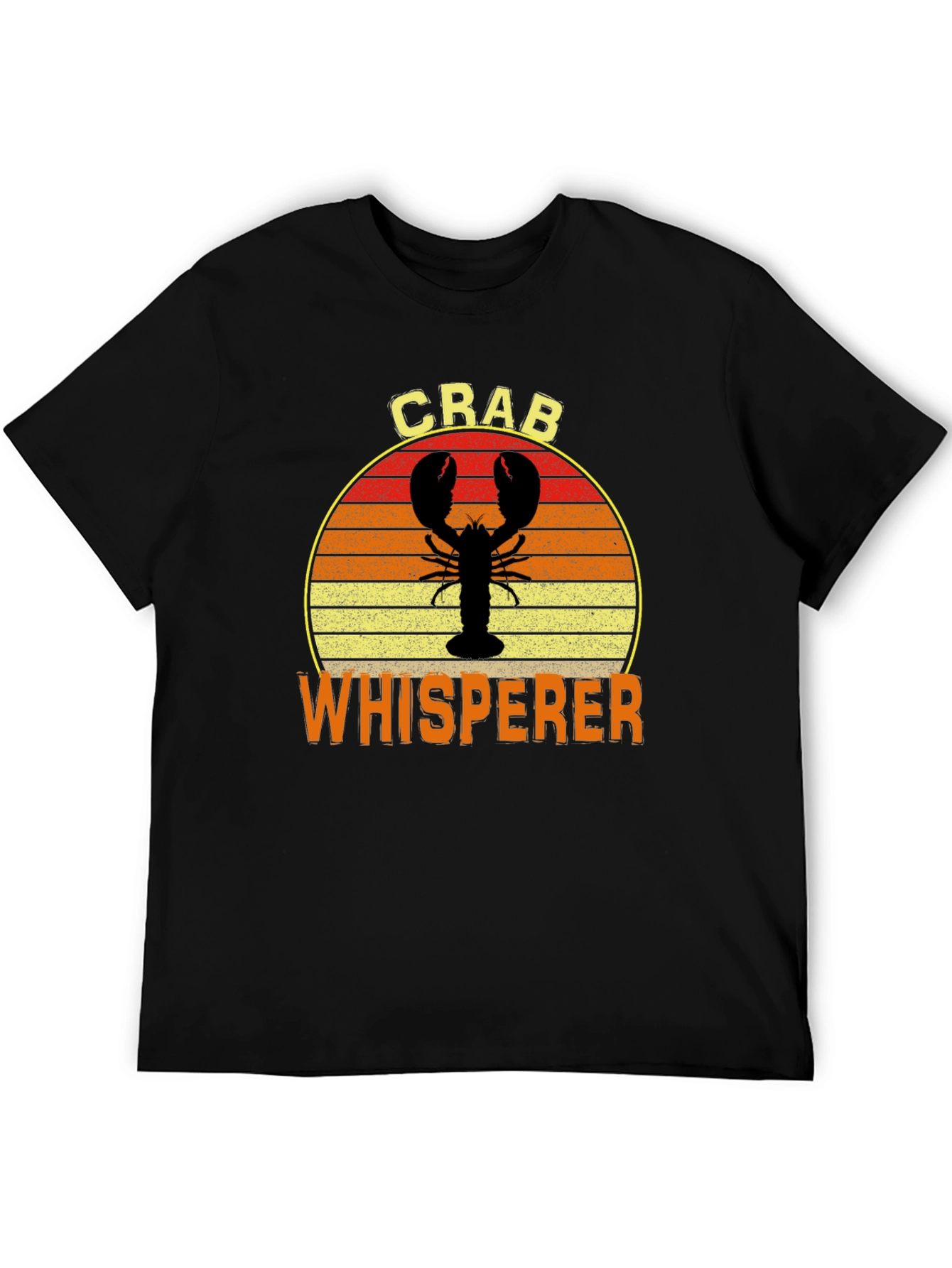 Crab Whisperer Graphic T-Shirt Black