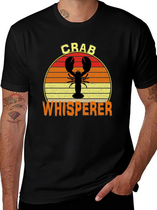 Crab Whisperer Graphic T-Shirt Black