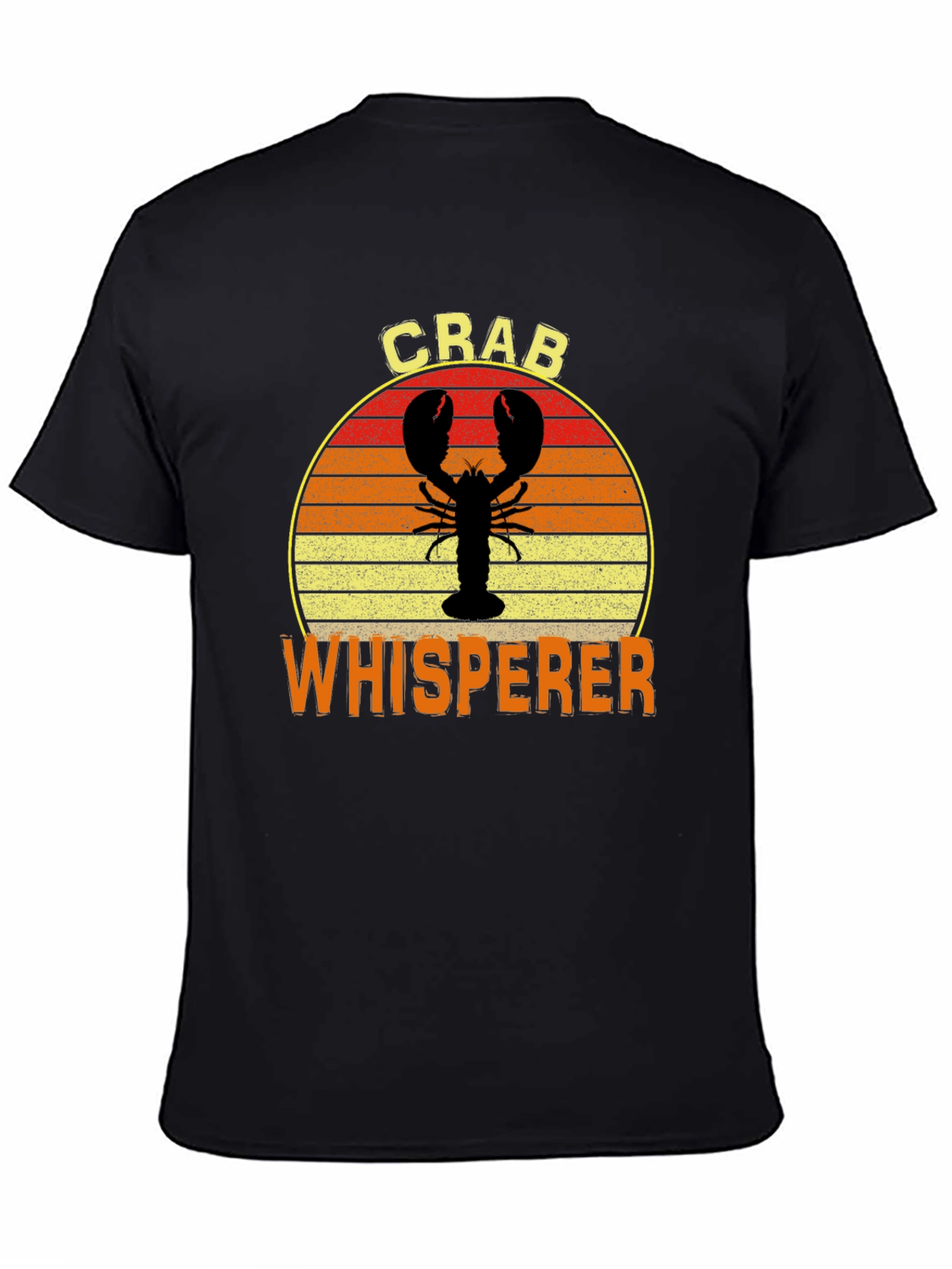 Crab Whisperer Graphic T-Shirt Black
