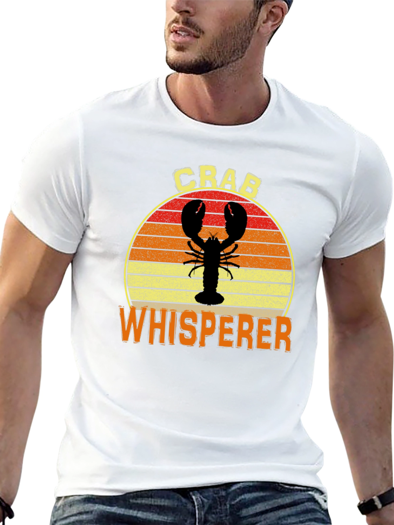 Crab Whisperer Graphic T-Shirt Black