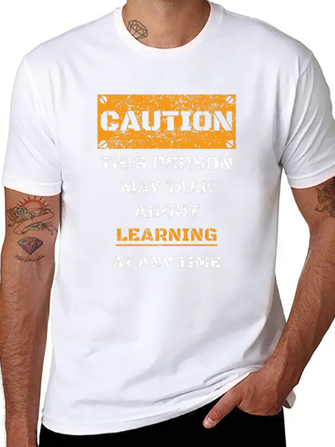 Caution: Learning Conversation T-Shirt