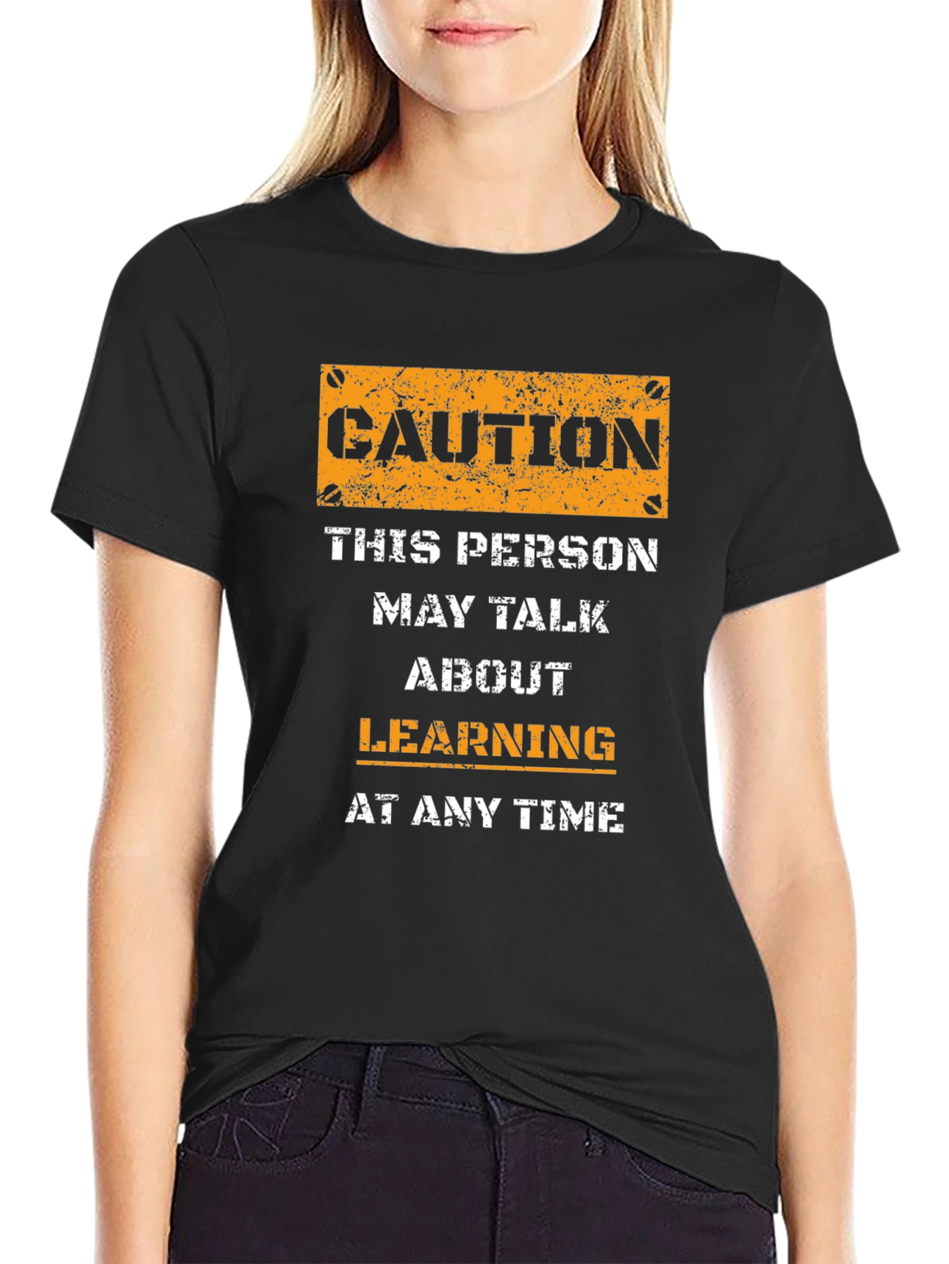 Caution: Learning Conversation T-Shirt