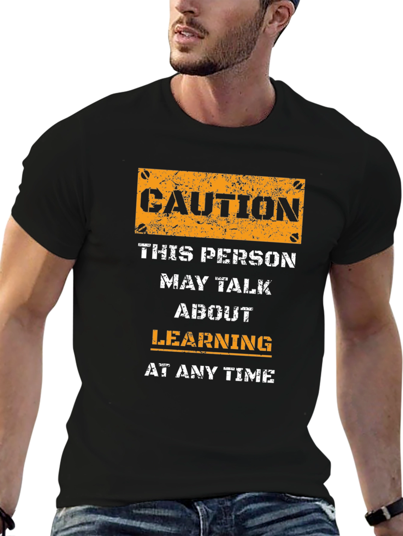 Caution: Learning Conversation T-Shirt